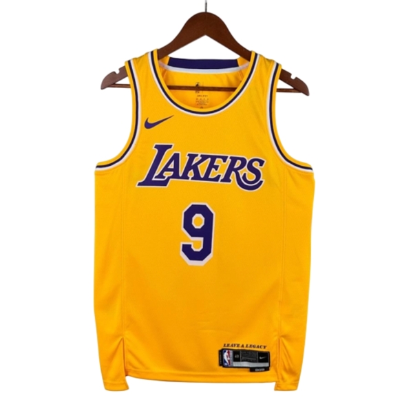 Баскетбольная джерси Bronny James Lakers Nike Yellow Purple