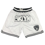 Баскетбольные шорты Brooklyn Nets NBA White