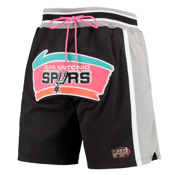 San Antonio Spurs Mitchell & Ness Black Hardwood