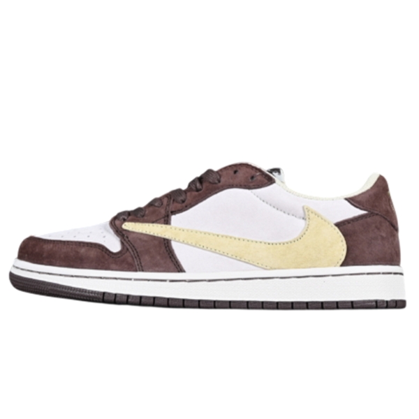 Travis Scott x Air Jordan 1 Low OG White Brown